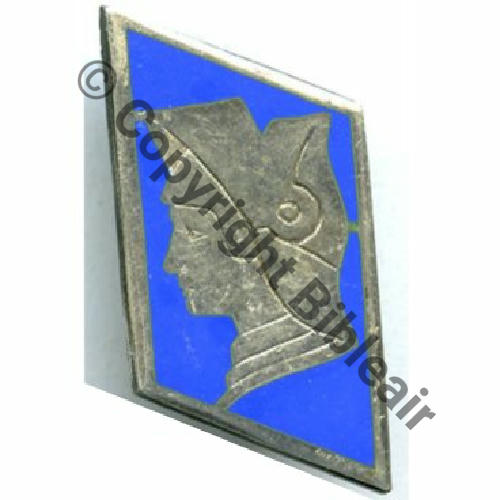 124  1933.38 A1098NH SPA.124 JEANNE ARC 4eDRILLE GC.II.6  Dr Dep 2Anneaux Dos lisse ARGENT.. 1Poinc voir 2 Src.SEGALEN 201Eur06.12